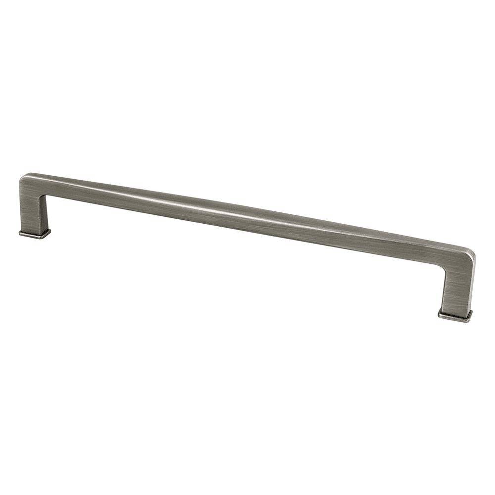 224mm Subtle Surge Decorative Bar Pull, Vintage Nickel