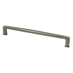 224mm Subtle Surge Decorative Bar Pull, Vintage Nickel