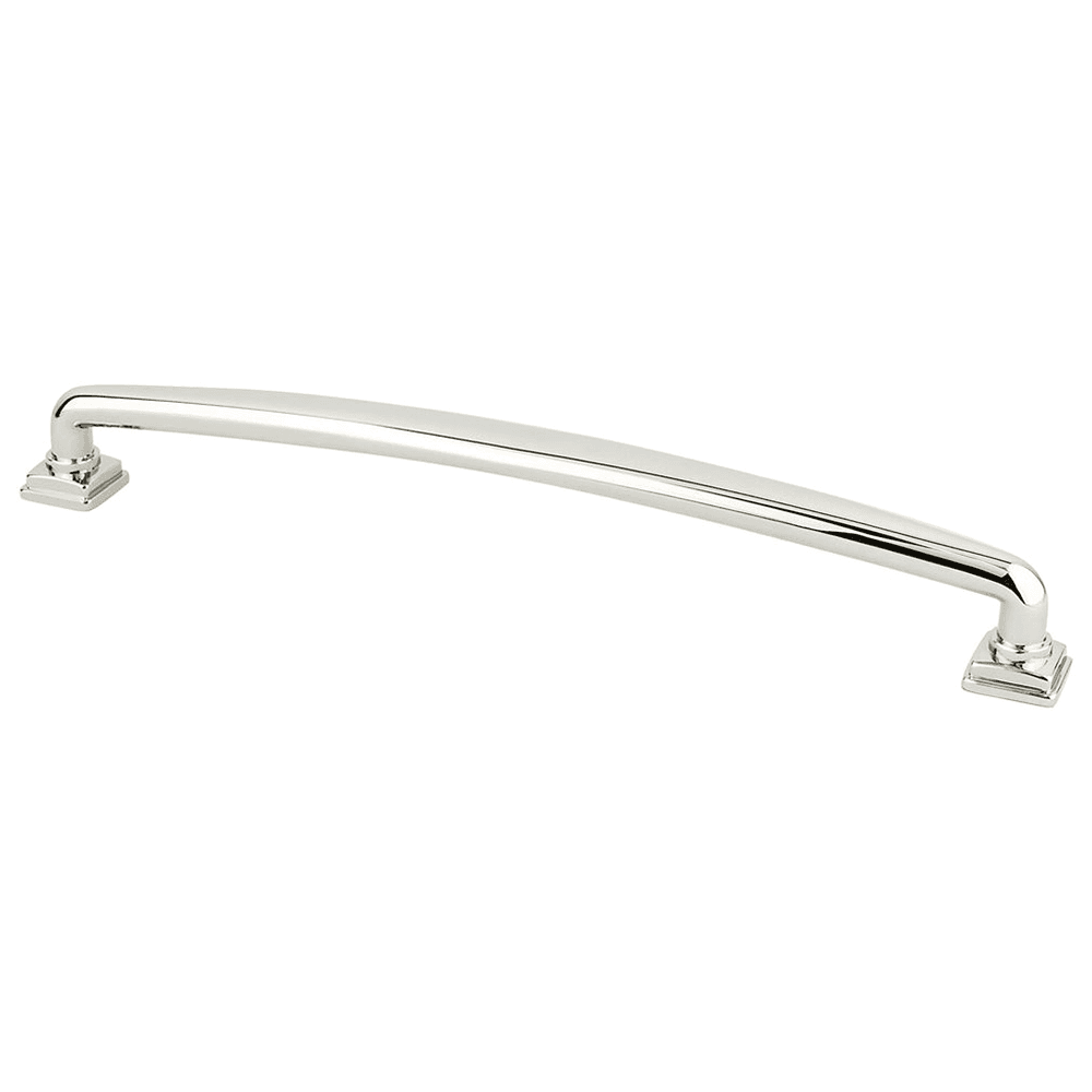 224mm Tailored Traditional Handle Pull, Polished Nickel