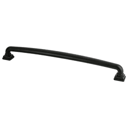 12" Tailored Traditional Appliance Pull, Matte Black