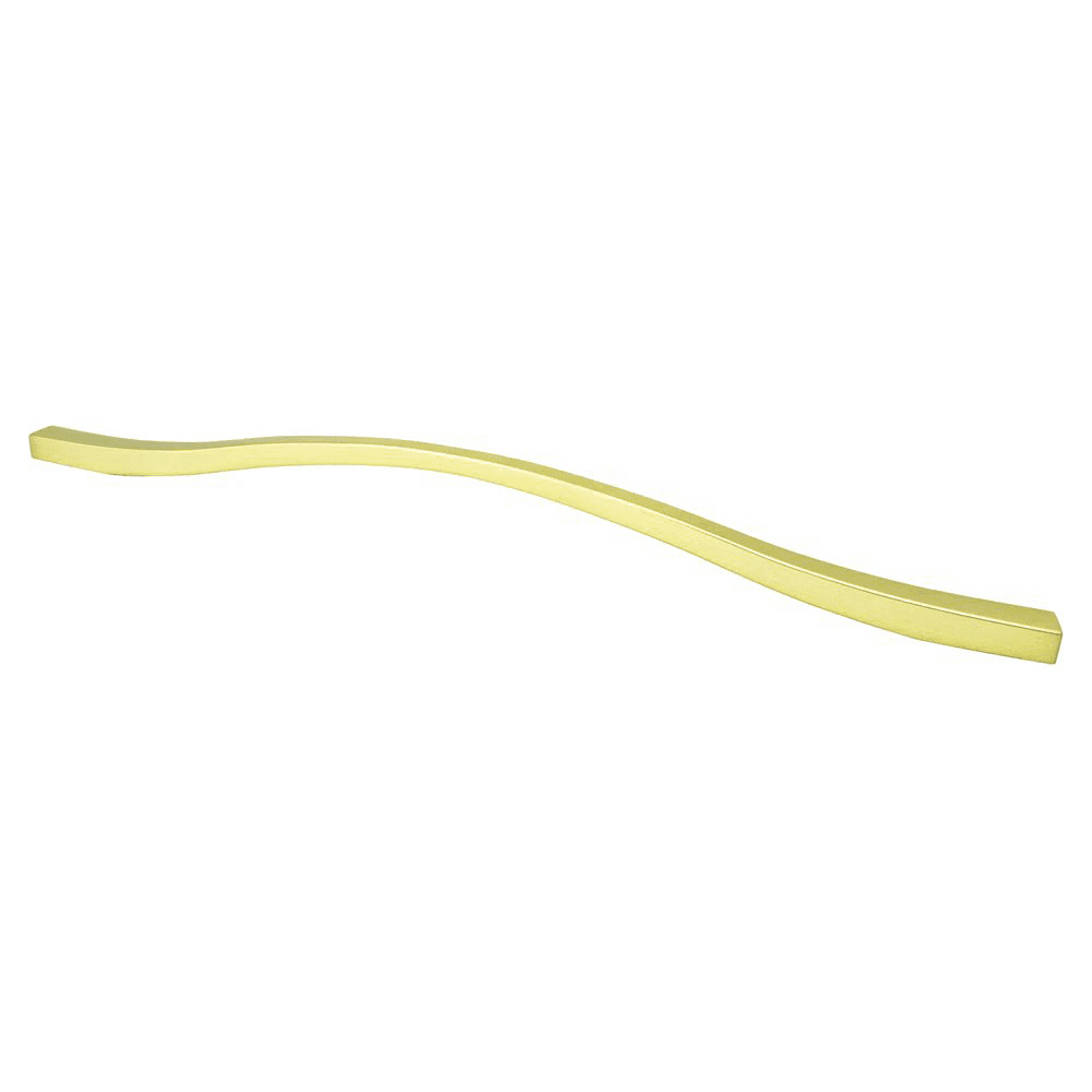 11-11/32"/12-19/32" Fluid Handle Pull, Soft Gold