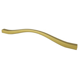 7-9/16"/8-13/16" Fluid Handle Pull, Honey Gold