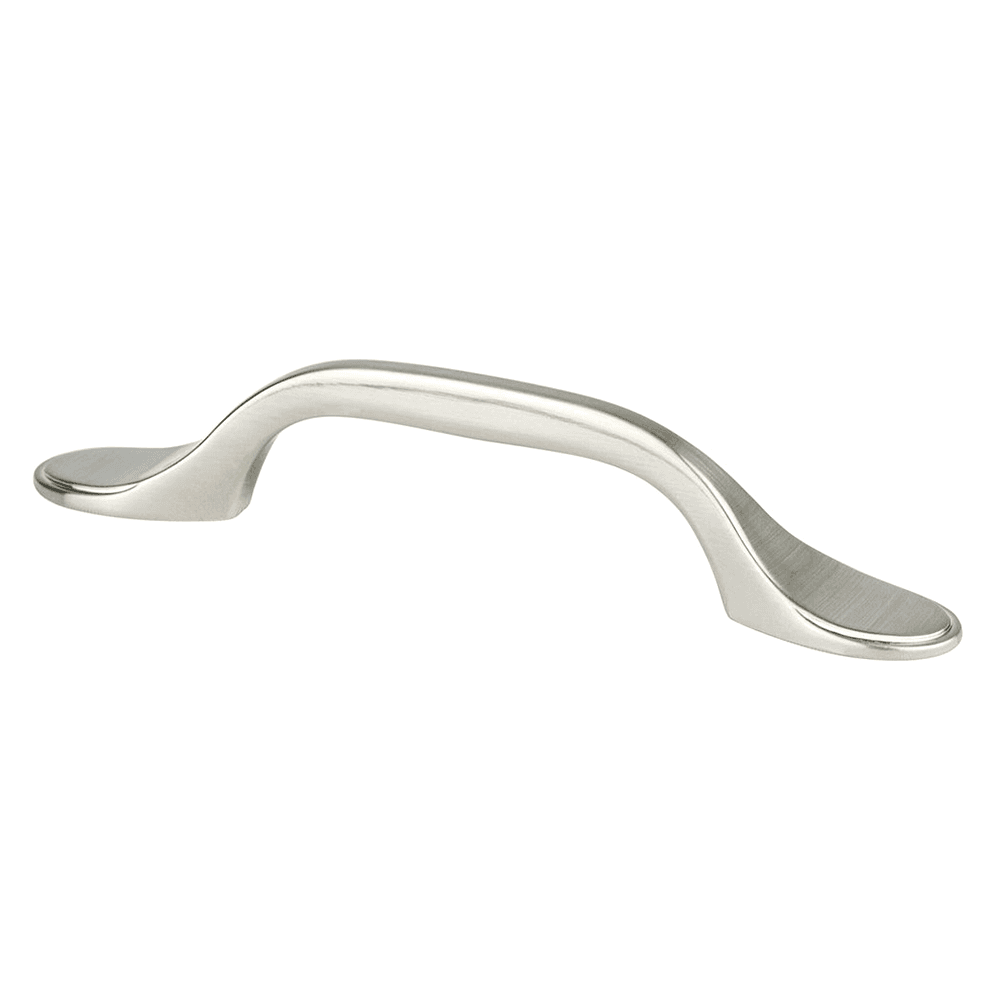 3" Advantage Plus-1 Top Rounded End Pull, Brushed Nickel