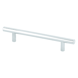 5-1/16" Tempo T-Bar Pull, Polished Chrome, 7-3/8" Length