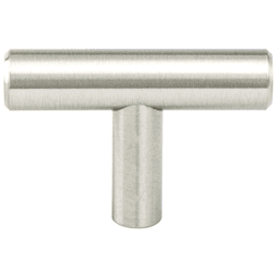 2" Tempo T-Bar Knob, Brushed Nickel