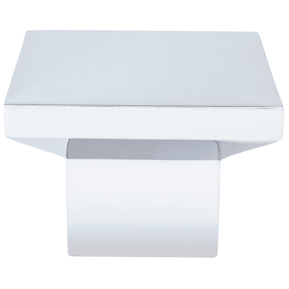 1-9/16" Elevate Square Knob, Polished Chrome