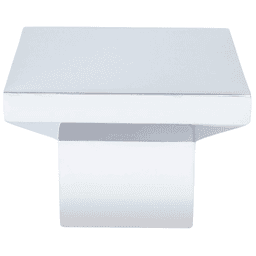1-9/16" Elevate Square Knob, Polished Chrome