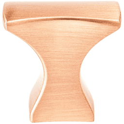 1-1/4" Aspire Curve Knob, Brushed Copper