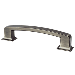 6" Hearthstone Handle Pull, Vintage Nickel, 7-3/8" Length