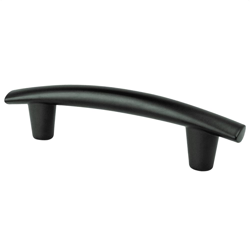 96mm Meadow Decorative Bar Pull, Matte Black