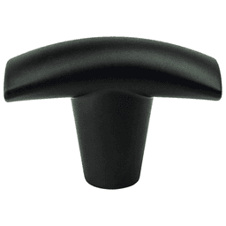 1-3/4" Meadow T-Knob, Matte Black