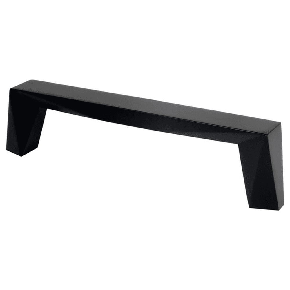96mm Swagger Cabinet Pull, Matte Black