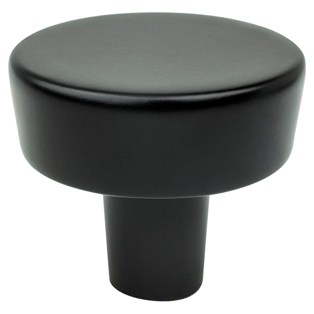 1-9/32" Brookridge Round Knob, Matte Black