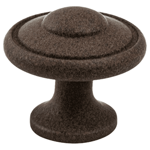 1-3/16" Euro Traditions Round Knob, Dull Rust