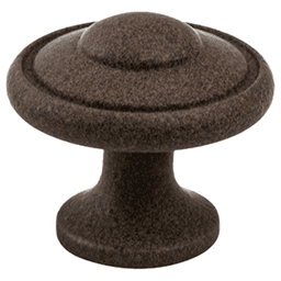 1-3/16" Euro Traditions Round Knob, Dull Rust