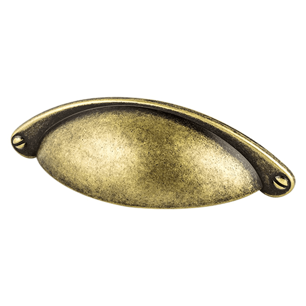2-1/2" Andante Cup Pull, Dull Bronze, 4-1/16" Length