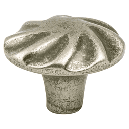 1-5/16" Rhapsody Spiral Knob, Weathered Nickel