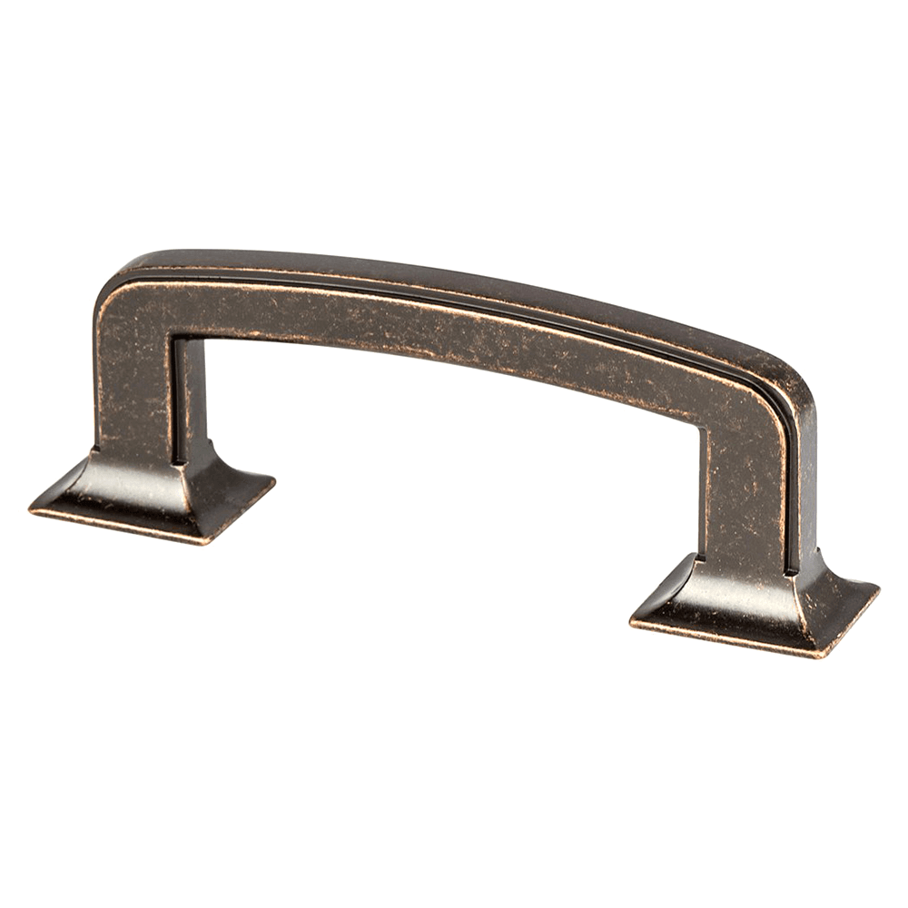 3" Hearthstone Handle Pull, Weathered Verona Bronze
