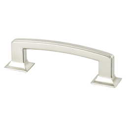 96mm Hearthstone Handle Pull, Brushed Nickel, 4-13/16" Length