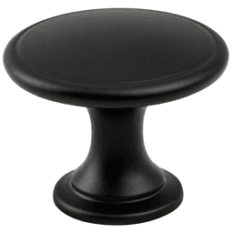 1-3/4" Alto Round Knob, Matte Black
