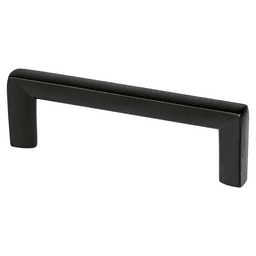 96mm Metro Decorative Bar Pull, Matte Black