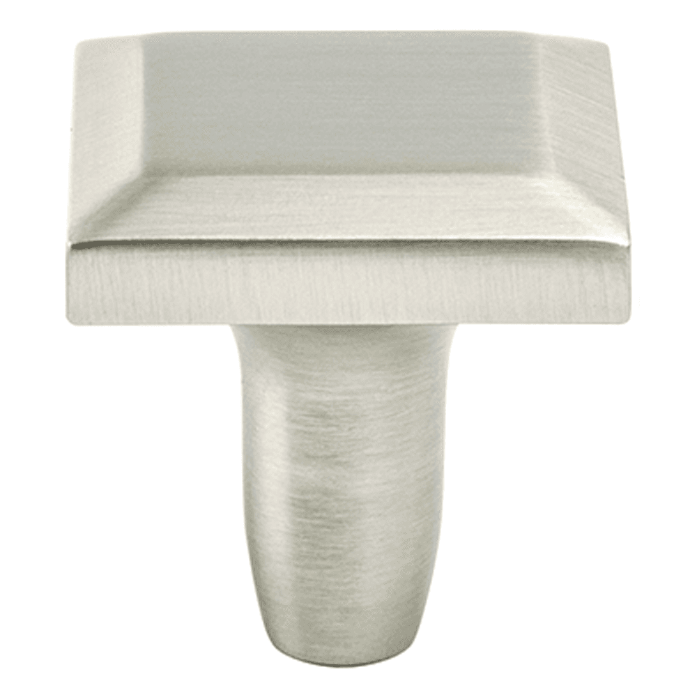 1-3/16" Metro Square Knob, Brushed Nickel
