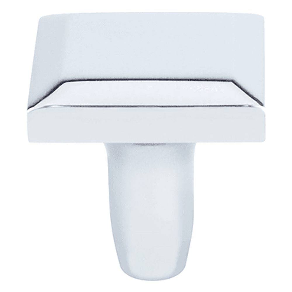 1-3/16" Metro Square Knob, Polished Chrome