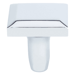 1-3/16" Metro Square Knob, Polished Chrome