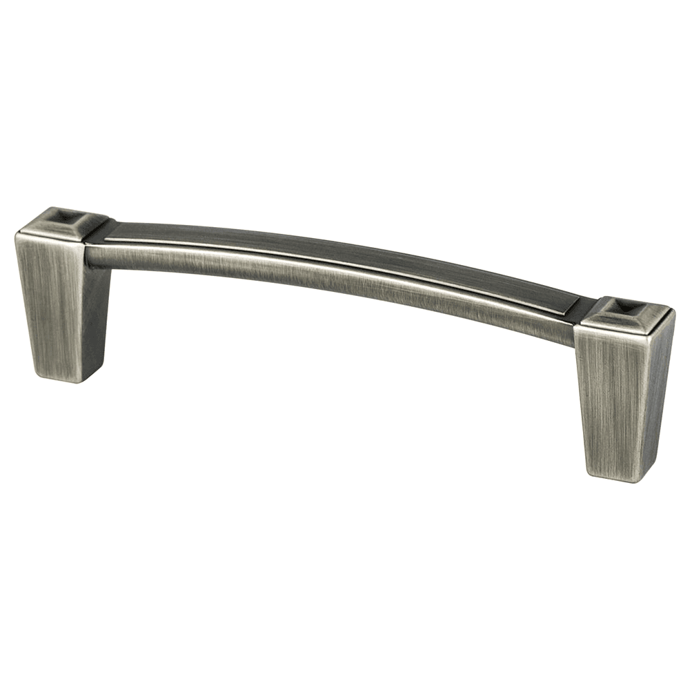 96mm Connections Handle Pull, Vintage Nickel