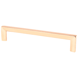 160mm Metro Decorative Bar Pull, Polished Copper