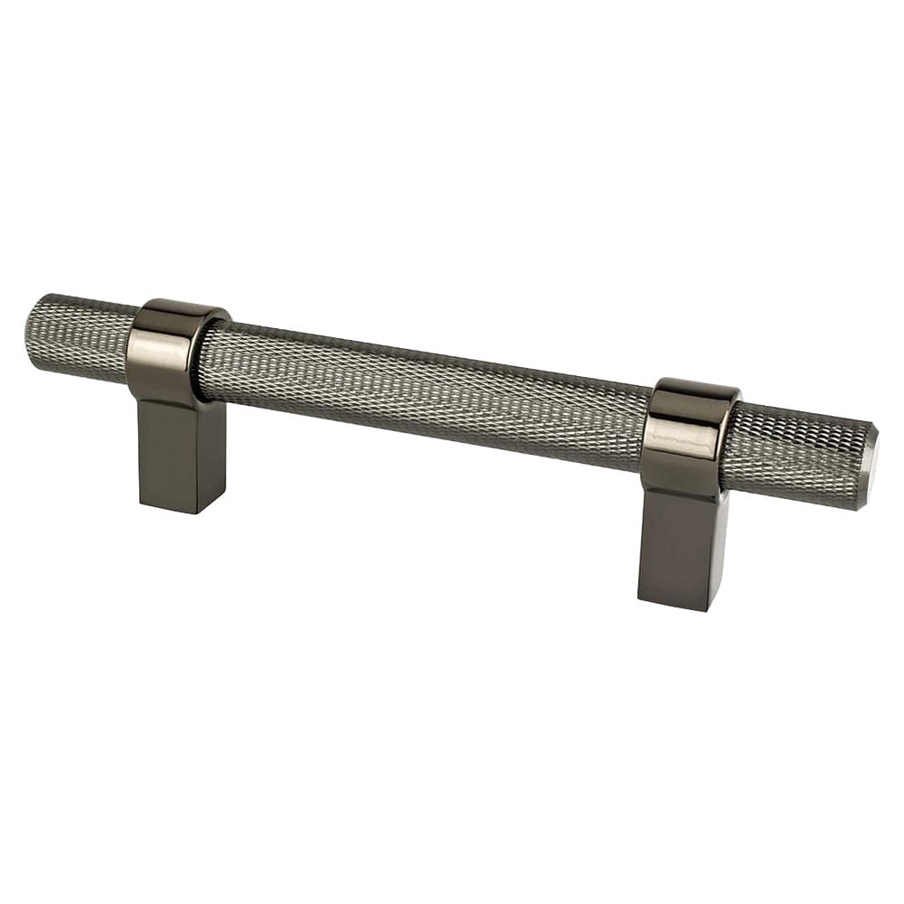 3-25/32" Radial Reign Bar Pull, Black Nickel