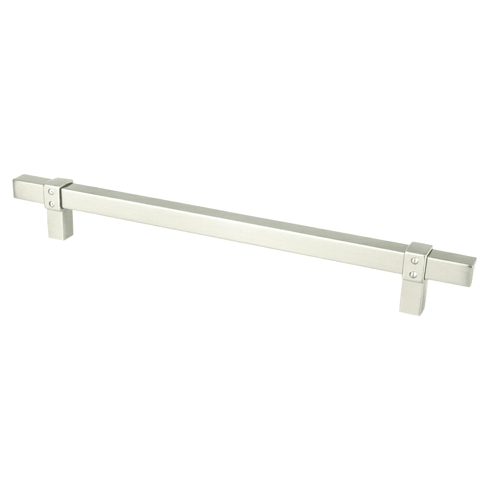 8-13/16" Rivet Rebel Handle Pull, Brushed Nickel