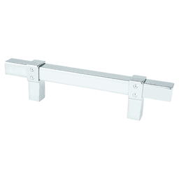 3-25/32" Rivet Rebel Handle Pull, Polished Chrome