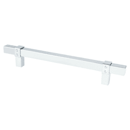 6-5/16" Rivet Rebel Handle Pull, Polished Chrome