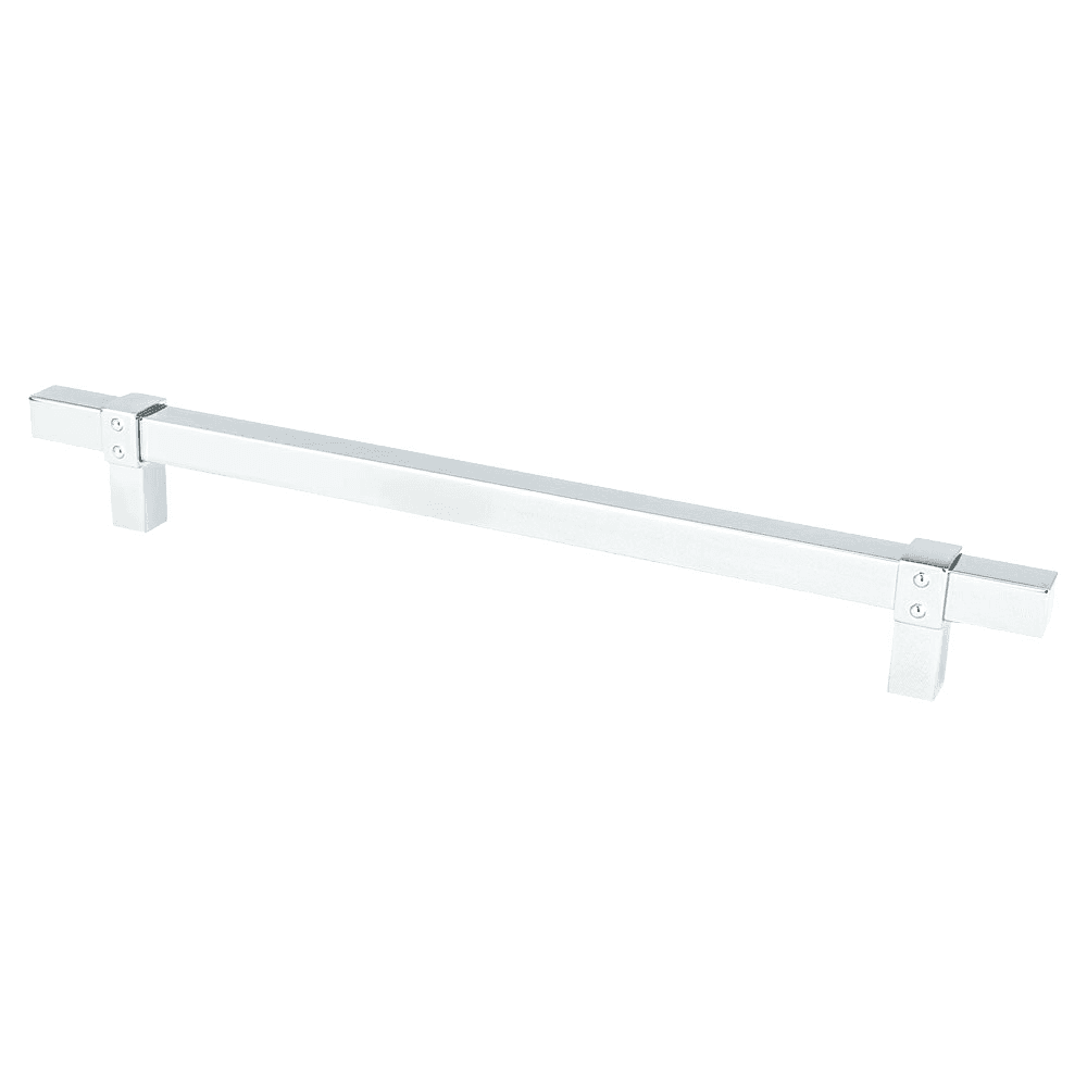 8-13/16" Rivet Rebel Handle Pull, Polished Chrome