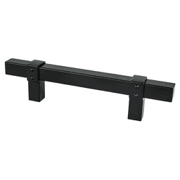 3-25/32" Rivet Rebel Handle Pull, Matte Black