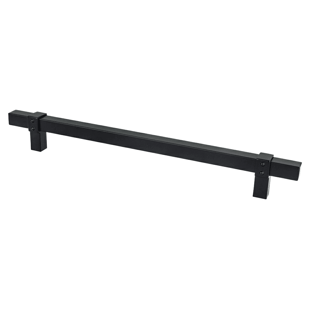 8-13/16" Rivet Rebel Handle Pull, Matte Black