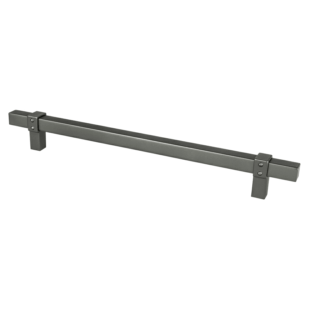 8-13/16" Rivet Rebel Handle Pull, Slate