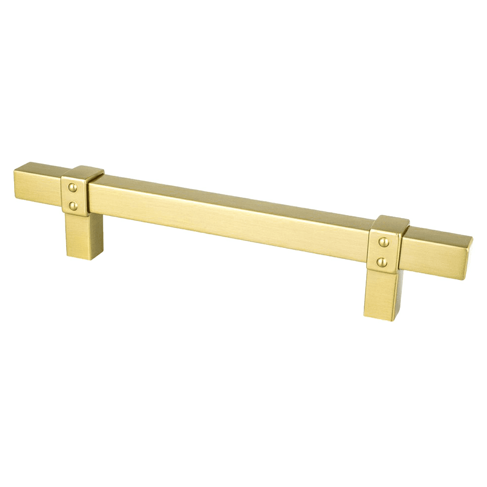 5-1/16" Rivet Rebel Handle Pull, Modern Brushed Gold
