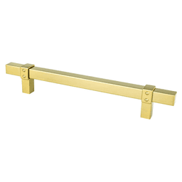 6-5/16" Rivet Rebel Handle Pull, Modern Brushed Gold