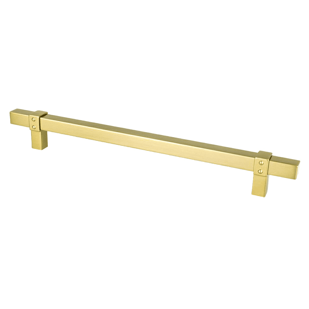 8-13/16" Rivet Rebel Handle Pull, Modern Brushed Gold