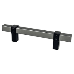 3-25/32" Rivet Rebel Handle Pull, Slate/Matte Black