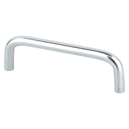 3-25/32" Zurich Wire Pull, Brushed Chrome, 4-1/16" Length