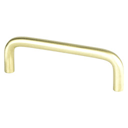 3-1/2" Zurich Wire Pull, Satin Brass, 3-13/16" Length