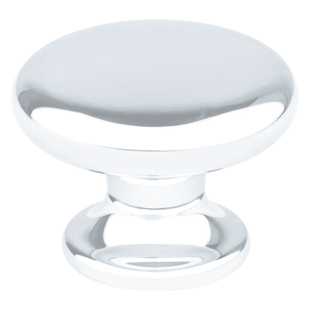 35mm Valencia Round Knob, Polished Chrome