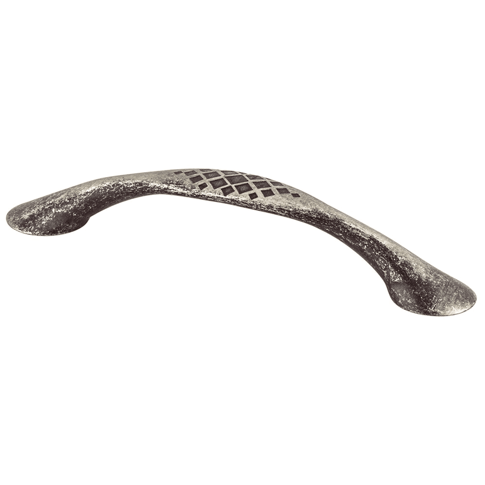 128mm Overture Handle Pull, Rustic Nickel