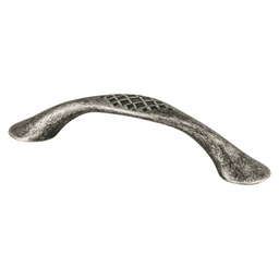 96mm Overture Handle Pull, Rustic Nickel