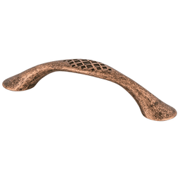 96mm Overture Handle Pull, Rustic Copper