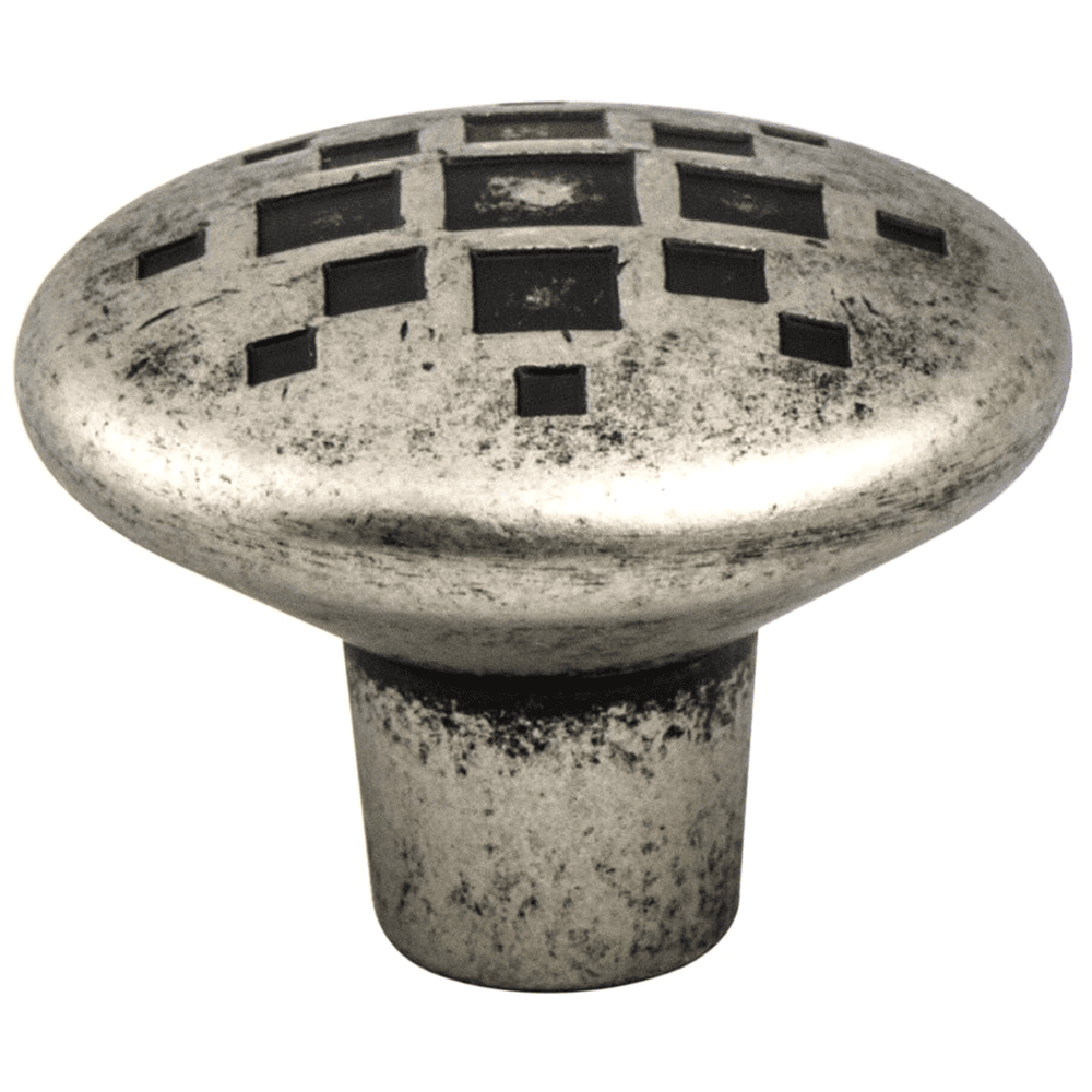 34mm Overture Round Knob, Rustic Nickel
