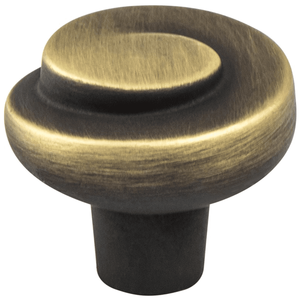 30mm Sonata Round Knob, Rustic Brushed Brass